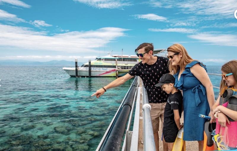 Green Island Full Day Trip + Snorkelling OR Glass Bottom Boat
